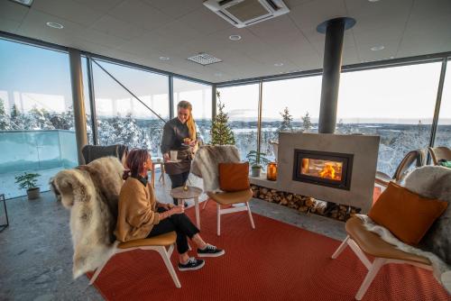 Előcsarnok, Lapland View Lodge in Hedenaset