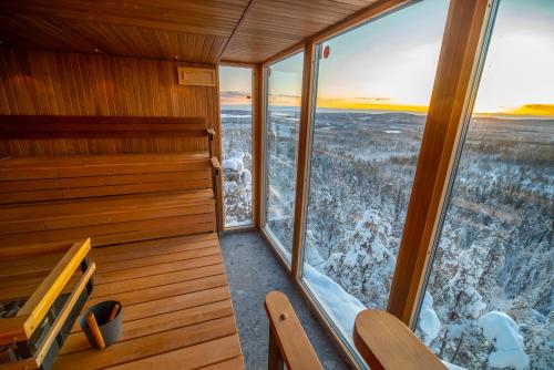 Szauna, Lapland View Lodge in Hedenaset