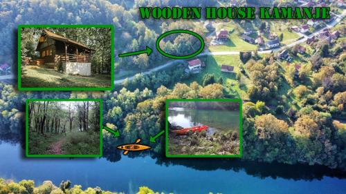 WOODEN HOUSE near the River Kupa