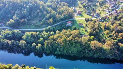 WOODEN HOUSE near the River Kupa