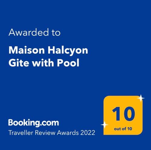 Maison Halcyon Gite with Pool