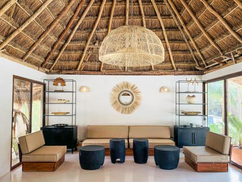 Előcsarnok, Dune Boutique Hotel located at the party zone in Tulum