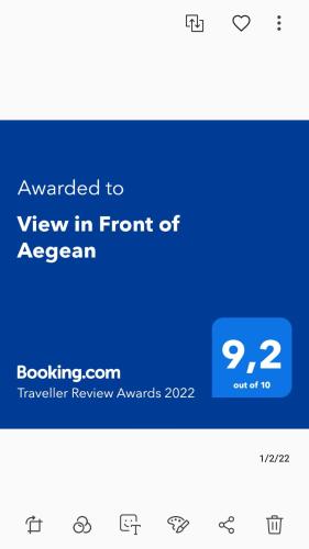  View in Front of Aegean in Agios Ioannis