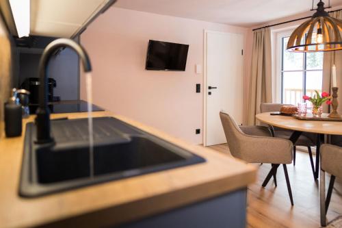 köök, Apartment Schichlreit in Lungötz