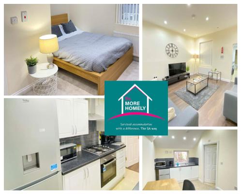 Fabulous Modern 4 Double bedroom House by Be More Homely Serviced Accommodation & Apartments Coventry - Contractors & close to A444 A46 & M6 chambre d'hôte Astley
