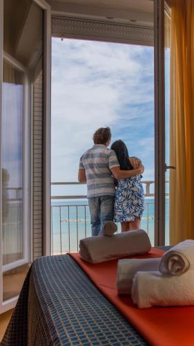 Quadruple Room with Balcony and Sea View