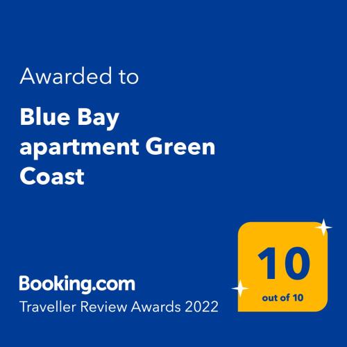 Blue Bay apartment Green Coast