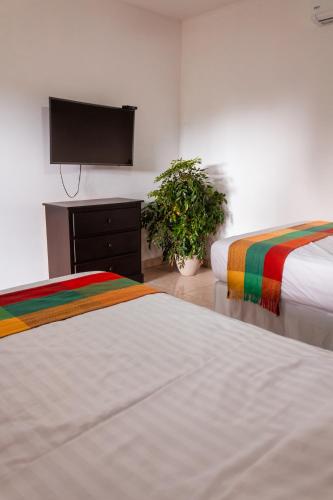2 double beds