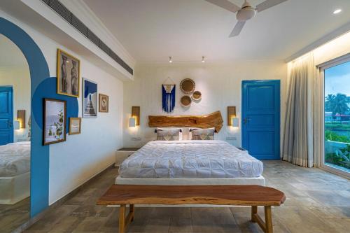 SaffronStays Kairos Athena, Karjat - Greek style pool villa near Camp Max