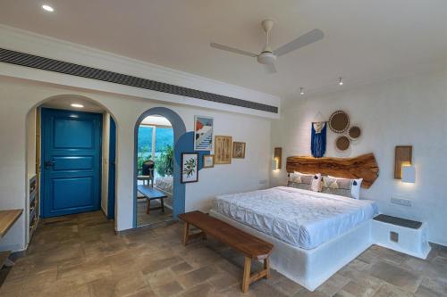 SaffronStays Kairos Athena, Karjat - Greek style pool villa near Camp Max