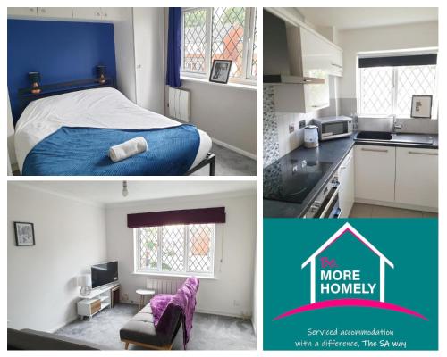 One Bedroom Apartment hosted Be More Homely Serviced Accommodation & Apartments Birmingham With X1 King Beds Sleeps 4