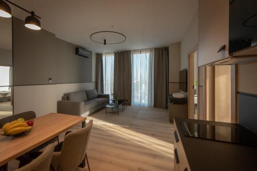 Ruang bersama/area TV, Sarnia Point Apartamenty Prestige in Jagodno