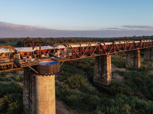 Kruger Shalati - Train on The Bridge & Garden Suites Kruger National Park South Africa
