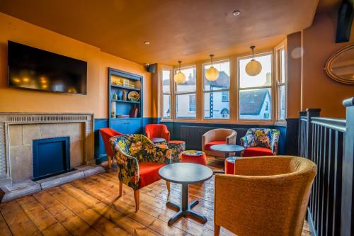 Bar/lounge, The Crown Hotel in Glastonbury