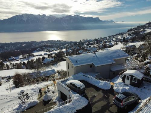 Appartement moderne avec vue panoramique à Jongny proche de Montreux (Appartement moderne avec vue panoramique a Jongny proche de Montreux) in 容尼