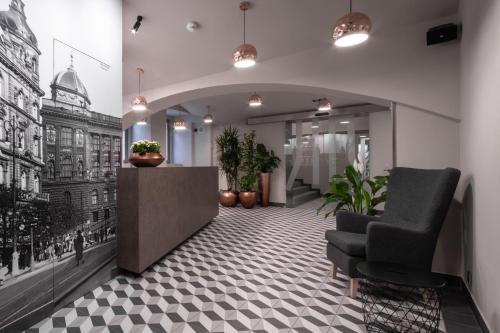 Lobby, Aparthotel Rimska 14 near Hlavní Nádraží Metro station