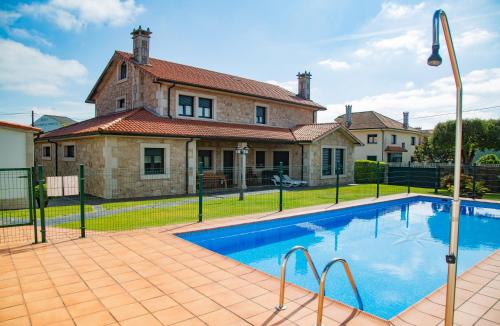  A Lúa do Camiño, Pension in Melide bei Eidián