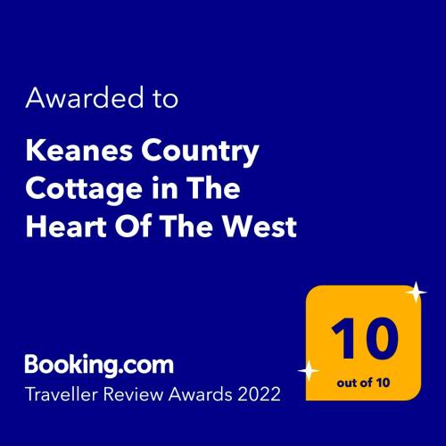 Keanes Country Cottage in The Heart Of The West