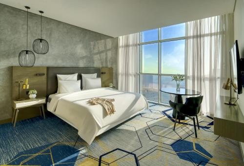 Deluxe Suite with King Size Bed and Living Room - Lagoon View