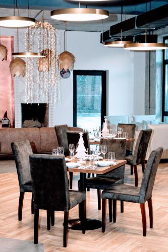 Étterem, Paliani Hostel in Mestia