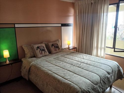1 double bed