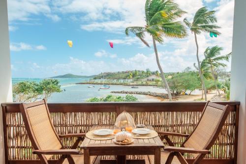 Balcony/terrace, Suites Anagani in Le Francois
