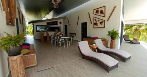 Bar/lounge, Eagle Bay Retreat Borneo Beach Villas Beach Front in Kudat