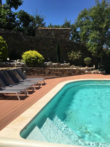 Casa Leca de caractère piscine chauffée privée classée 4 étoiles gîte à louer Lozzi