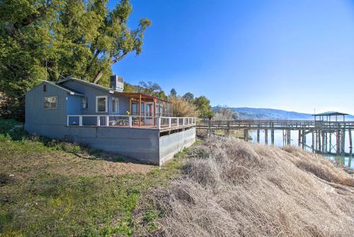 Lakefront Sanctuary with Mount Konocti Views