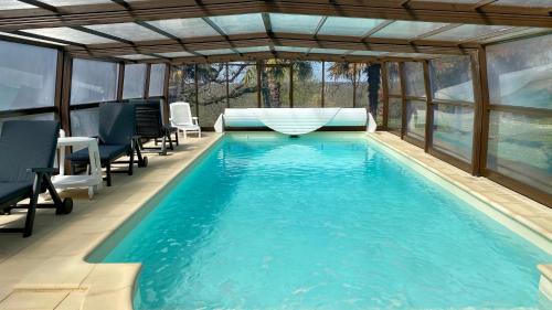 Gîte du vigneron au pays de padirac piscine couverte chauffée - Mayrinhac-Lentour