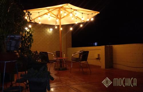 陽台/露台, Hostal Residencial Mochica in 利馬北區