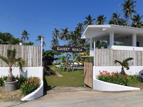 Entrance, Sunset Beach Resort near Boayan Island