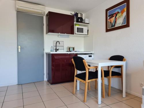 Studio climatise 1 a 4 personnes vue mer in Le Grau-du-Roi