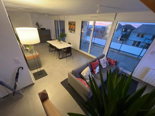 T3 duplex vue mer de 80 m2 avec garage ferme