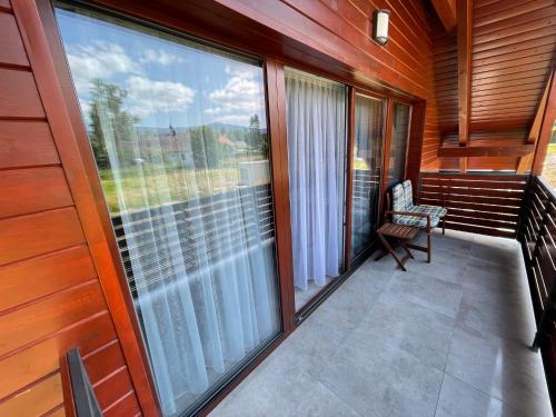 陽台/露台, Apartmán D5 Nová Pec (Apartman D5 Nova Pec) in 新佩瓷