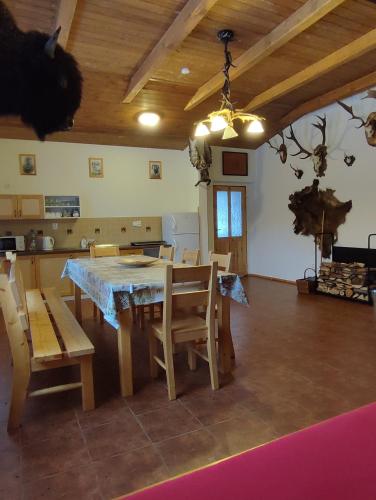 Konyha, Apartmány Hájenka (Apartmany Hajenka) in Stárkov