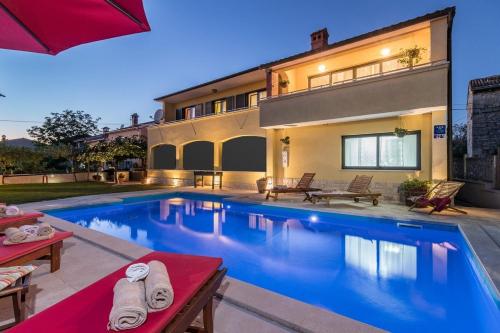 Villa with Private Pool room in Villa Leona - managed by Travel Istria