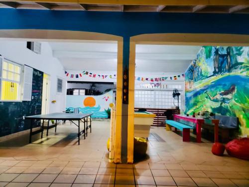 Recreational facilities, Pequi hostel in Lagoa da Conceicao