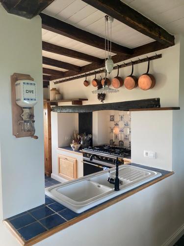 廚房, Cottage 33 Westhoek in 阿爾弗靈厄姆