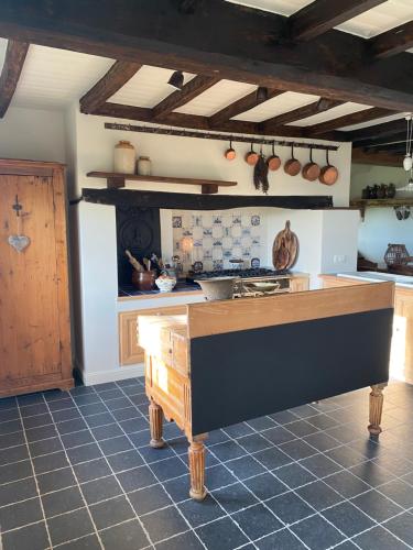 廚房, Cottage 33 Westhoek in 阿爾弗靈厄姆