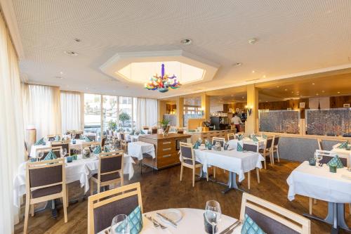 ห้องอาหาร, Gasthof zum Schutzen in อาเรา