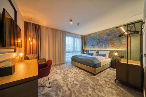 1 double bed