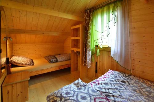Wooden House by Ostrowieckie Lake with Beach in Krag (West Pomeranian)