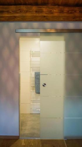 Fürdőszoba, Ferienwohnung Trendelmühle Lautrach (Ferienwohnung Trendelmuhle Lautrach) in Lautrach