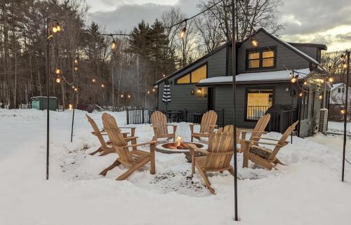 A szálláshely kívülről, Acorn Lodge - Luxury Cabin, Catskills, Windham Mountain, Hunter Mountain in Cairo (NY)