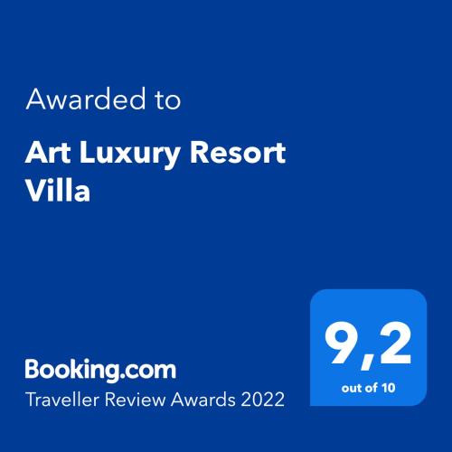 Art Luxury Resort Villa