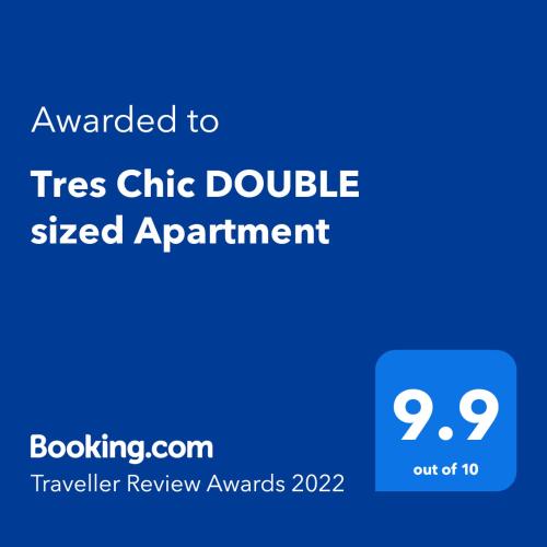 Tres Chic DOUBLE sized Apartment