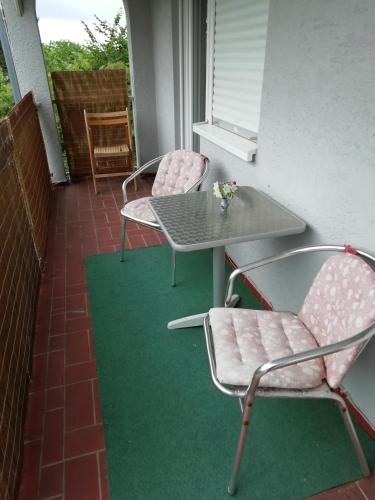 Balcony/terrace, Ferienwohnung Schlossblick in Darmstadt Suburbs