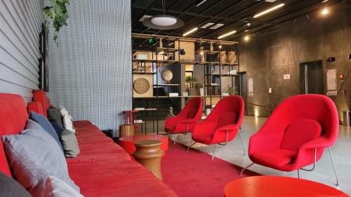 Lobby, Alphaville Stay Residences in Barueri