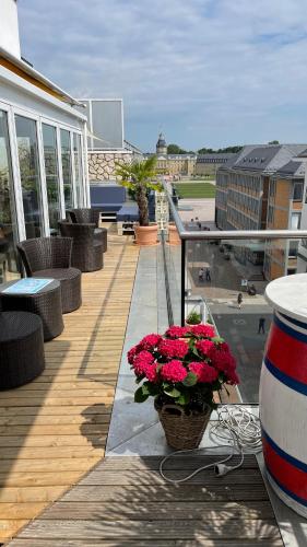 Terraza/balcón, Hotel Am Markt in Karlsruhe